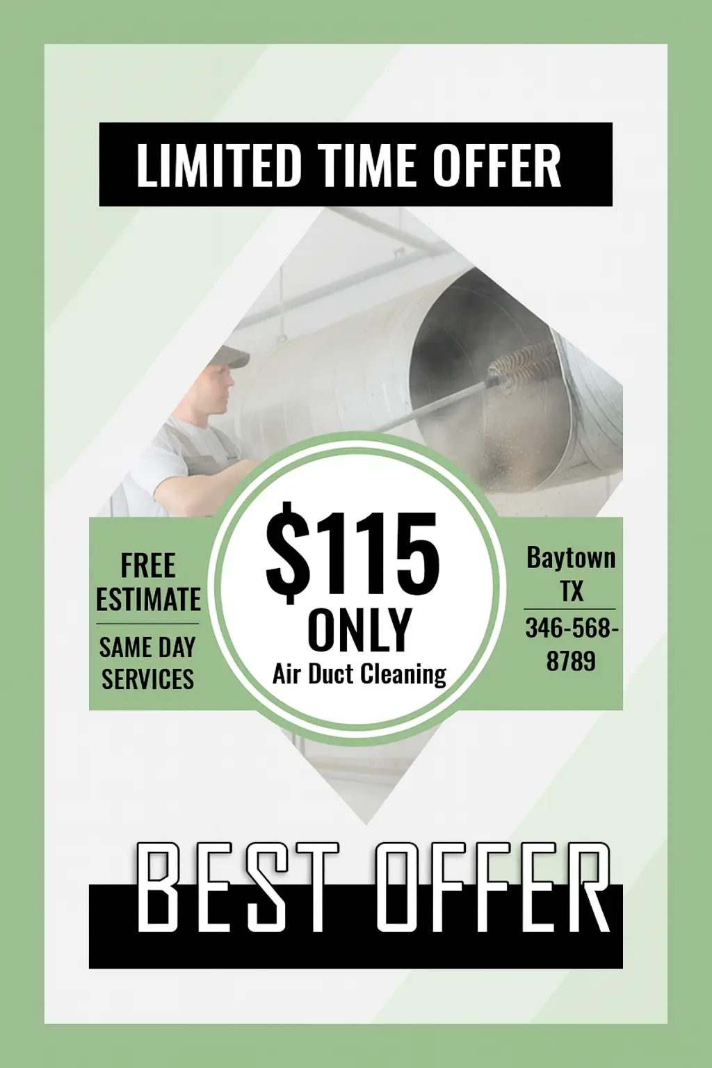 Air Duct Vent Cleaning Baytown TX Coupon